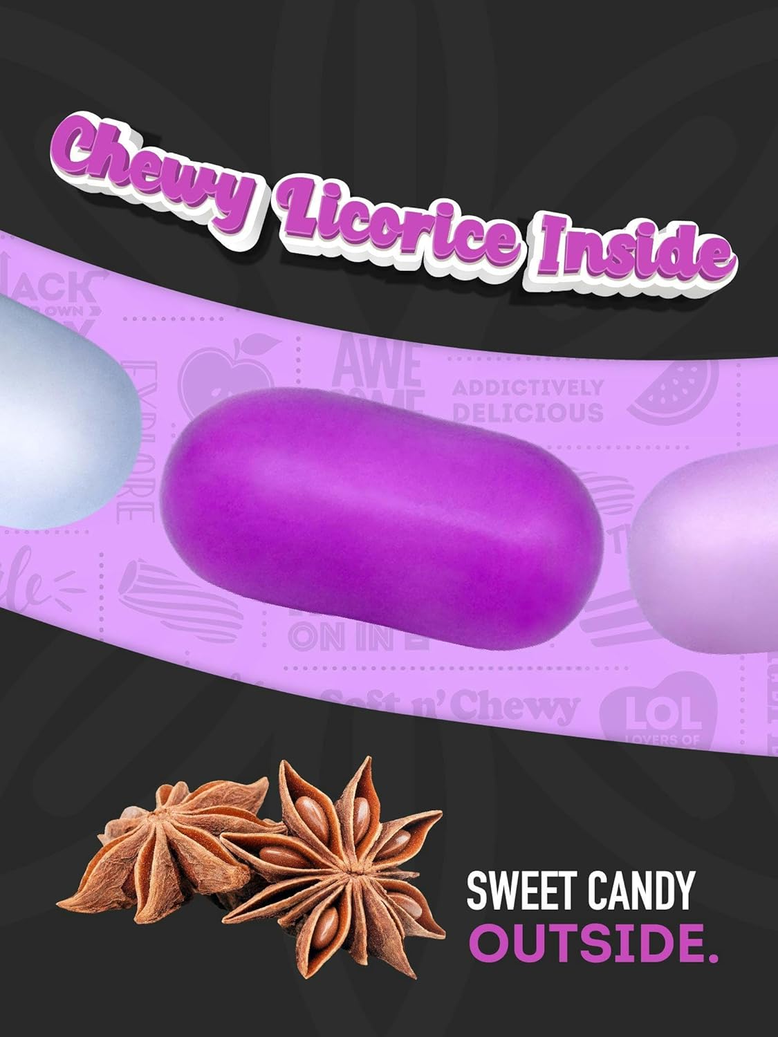 Wiley_Wallaby_7.05_Ounce_Classic_Black_Gourmet_Australian_Style_Soft_&_Chewy_Licorice_Candy_Bean,_1_Pack