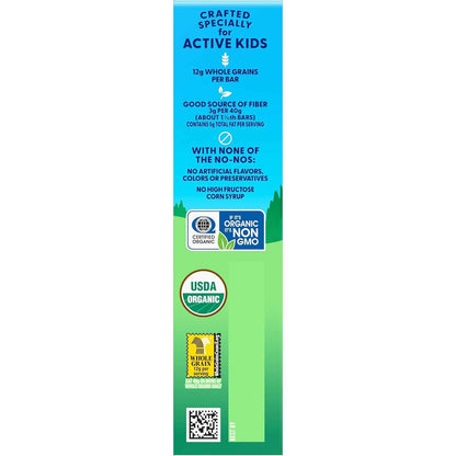 Zbar - Soft-Baked Energy Snack Bars - Non-GMO - 12g Whole Grains - USDA Organic Granola Bars - Snacks for Kids (6 Pack)