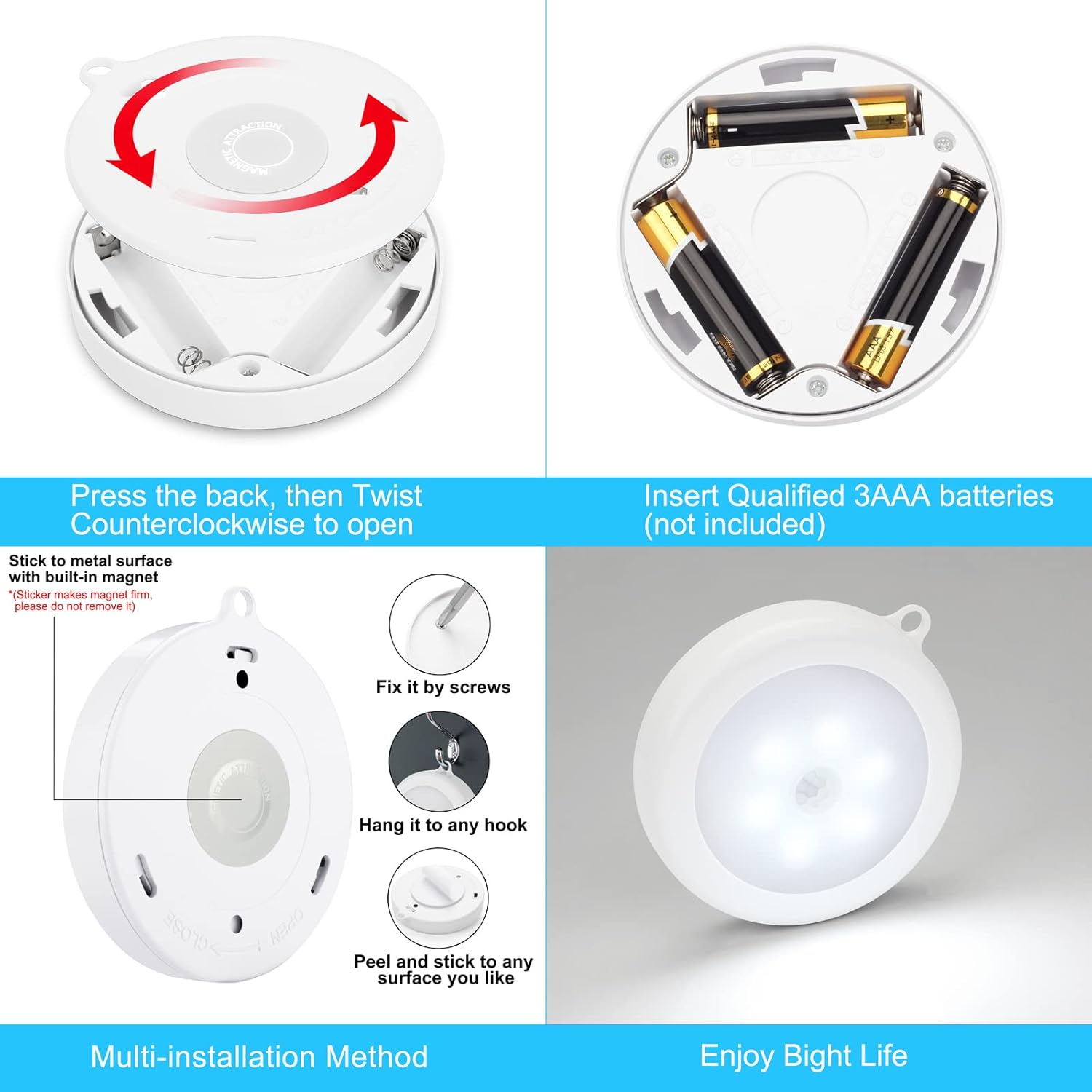 Mlambert_4_Pack_Motion_Sensor_LED_Night_Light,_Cordless_Battery-Powered_Stick-on_Magnet_Closet_Lights,_Safe_Lights_for_Stairs,_Cabinet