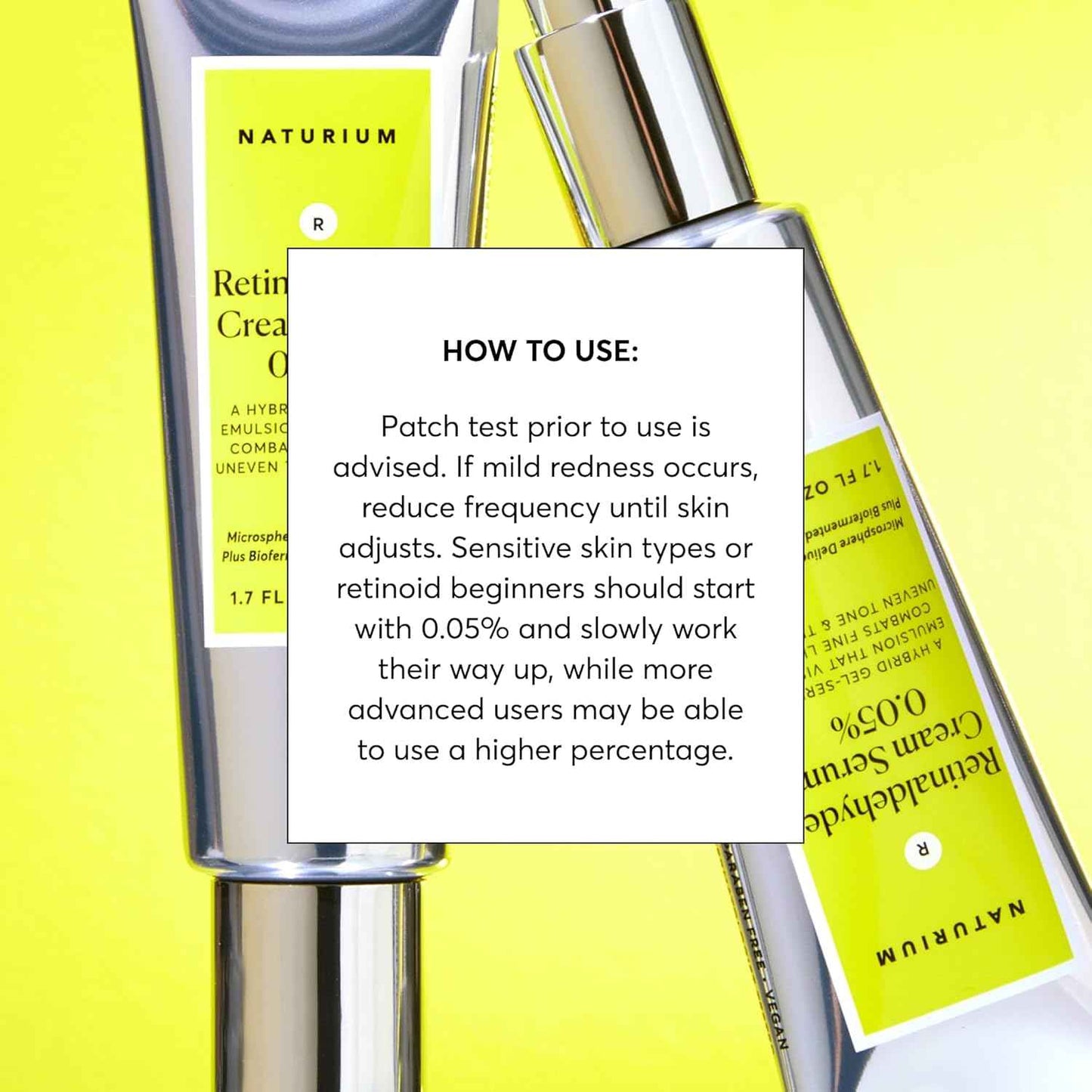 Naturium Retinaldehyde Cream Serum 0.10%, Advanced Anti-Aging & Smoothing Potent Face & Skin Care, 1.7 oz