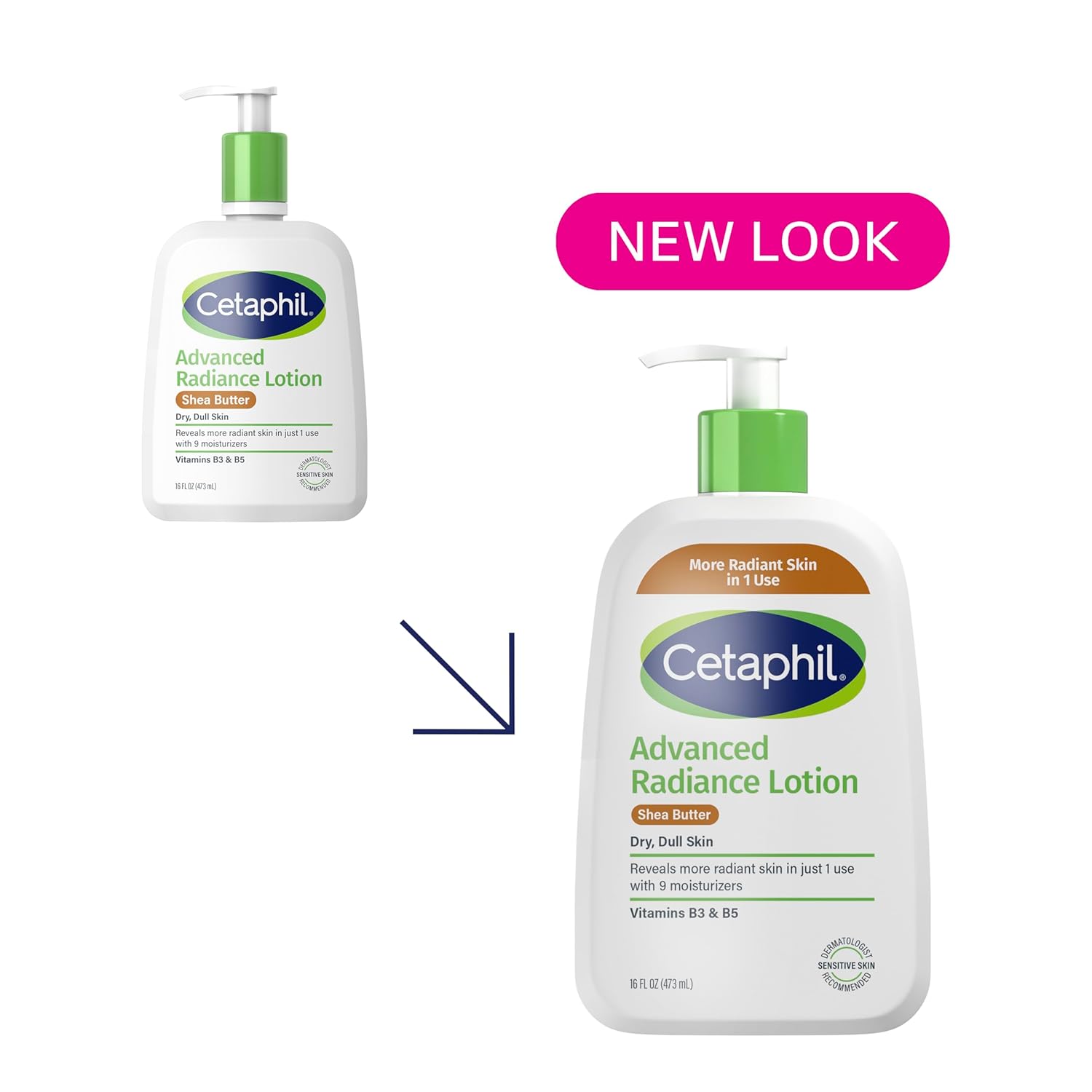 Cetaphil_Body_Lotion,_Advanced_Radiance_Lotion_with_Shea_Butter_for_Dry,_Sensitive_Skin,_16_oz,_Pack_of_2,_Fragrance_Free,_Hypoallergenic,_Non-Comedogenic