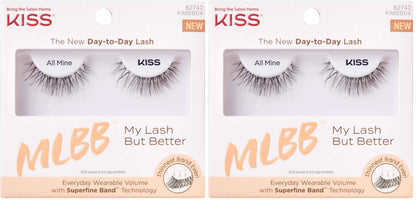 KISS My Lash But Better, False Eyelashes, 12mm, Includes 1 Pair Of Lash, Easy to Apply, Reusable Lash Clusters