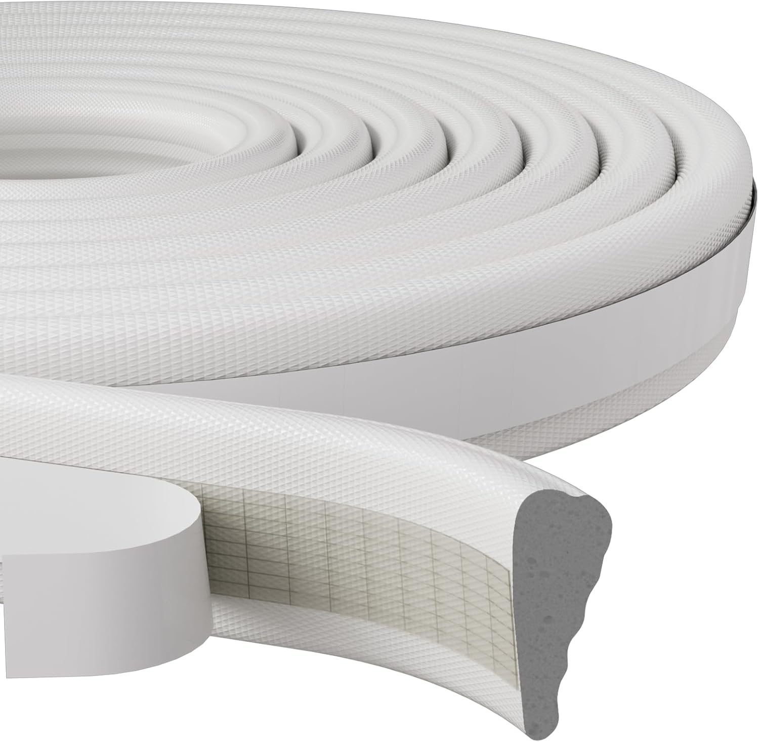 118”Wedge_Weather_Stripping_Door_Seal_Strip_for_Door_Frame,Self-Adhesive_Window_Insulation_for_Winter,Dark_Foam_Gap_Filler_for_Light_Noise_Blocker,Front_Exterior_Door_Side_Draft_Stopper,White