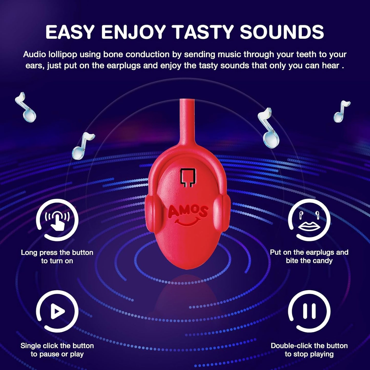 Amos_Music_Lollipop_Candy,_Audio_Singing_Lollipop,_Unique_Valentine's_Gift,_Individually_Wrapped_Natural_Strawberry_Flavor_(1_Pack)