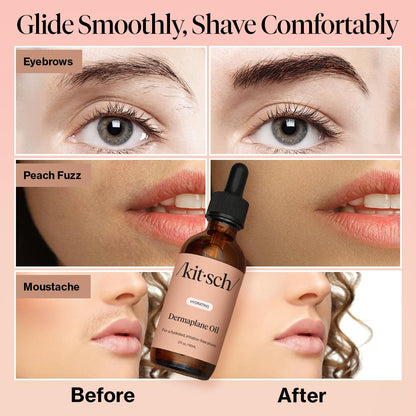 Kitsch_Dermaplane_Face_Oil_with_Jojoba_&_Argan_Oil_–_Hydrating_Facial_Formula_for_Dermaplaning_Tool,_Gua_Sha_&_Razor_Use_–_Irritation-Free_Shave_Oil_for_Soft,_Radiant_Skin_–_2oz