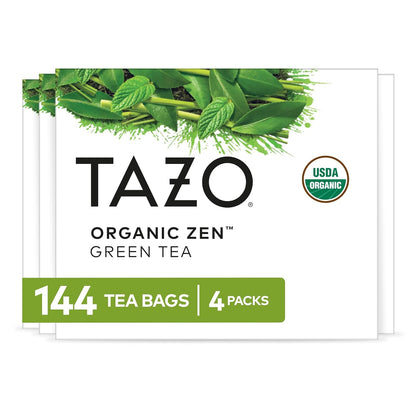 TAZO_Organic_Zen_Green_Tea,_Green_Tea_Zen_for_Health_and_Wellness,_144_Total_Tea_Bags_(36ct_-_Pack_of_4)