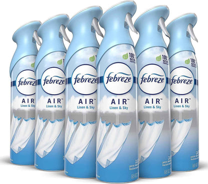 Febreze Air Mist Air Freshener Spray, Odor-Fighting Room Spray, Air Fresheners for Home and Bathroom and Kitchen, Aerosol Can, Mountain Scent