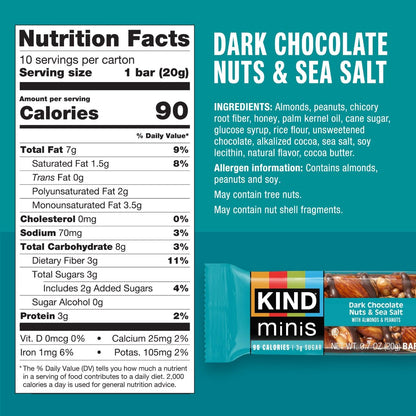 KIND_Mini_Snack_Bars_Variety_Pack,_Gluten_Free,_Low_Sugar,_Low_Calorie_Snacks,_Dark_Chocolate_Nuts_&_Sea_Salt,_Peanut_Butter_Dark_Chocolate,_Caramel_Almond_&_Sea_Salt,_30_Count