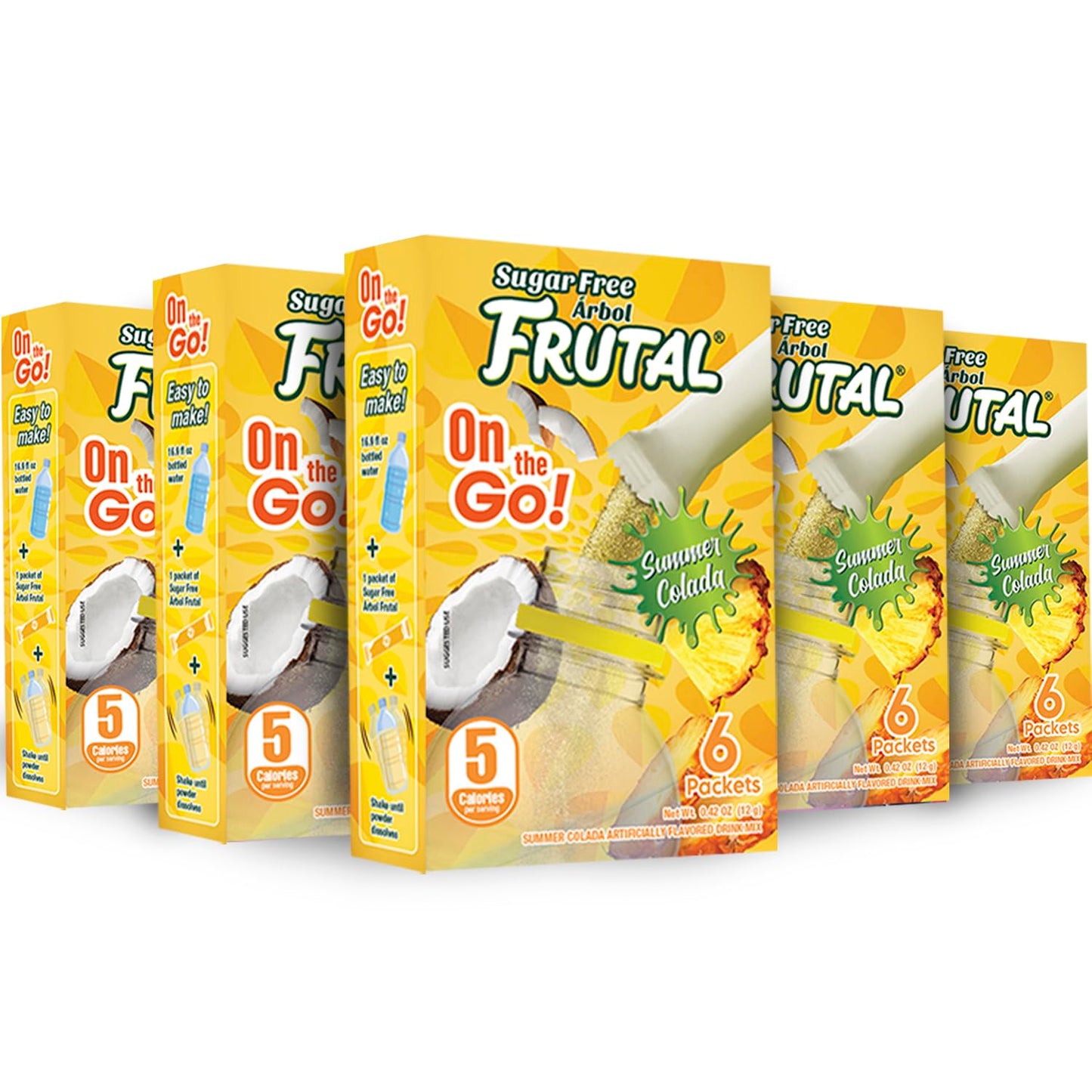 Frutal_On-The-Go!_|_Powdered_Drink_Mix_Pina_Colada_-_Flavored_Sugar_Free!_–_Single_Serve_On_The_Go!_-_Powder_Sticks_Packets_(30_Count_of_Stick_Packs)
