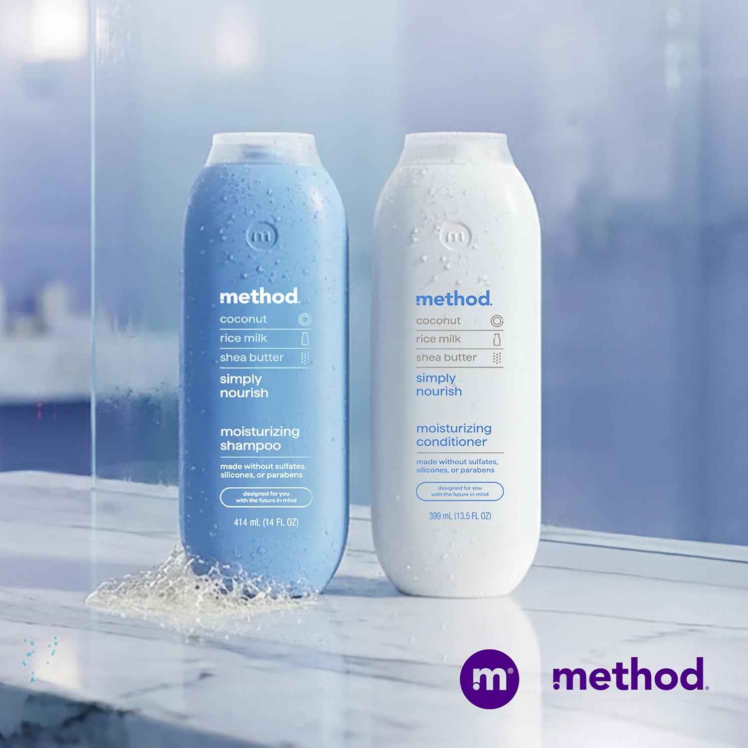 Method Moisturizing Conditioner, Simply Nourish - Revitalizes Dry Hair, Safe for Color-Treated Hair - Sulfate Free and Cruelty Free