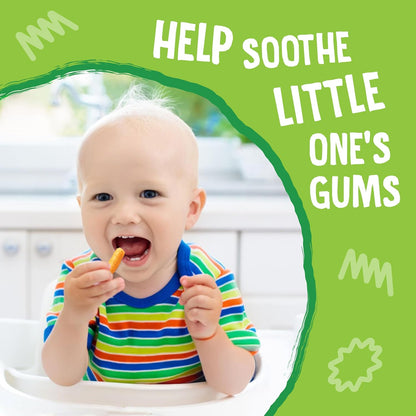 Earth's_Best_Organic_Baby_Food,_Dissolvable_Teething_Snack_for_Babies_6_Months_and_Older,_Garden_Veggie_Crunchy_Sticks,_.56_oz_Pack_(Pack_of_5)