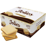 ChocZero Chocolate Cookies, Dark Jolies, Gluten Free, No Added Sugar, 20 Crispy Filled Keto Cookies Per Box, 8 Ounce (Pack of 1)