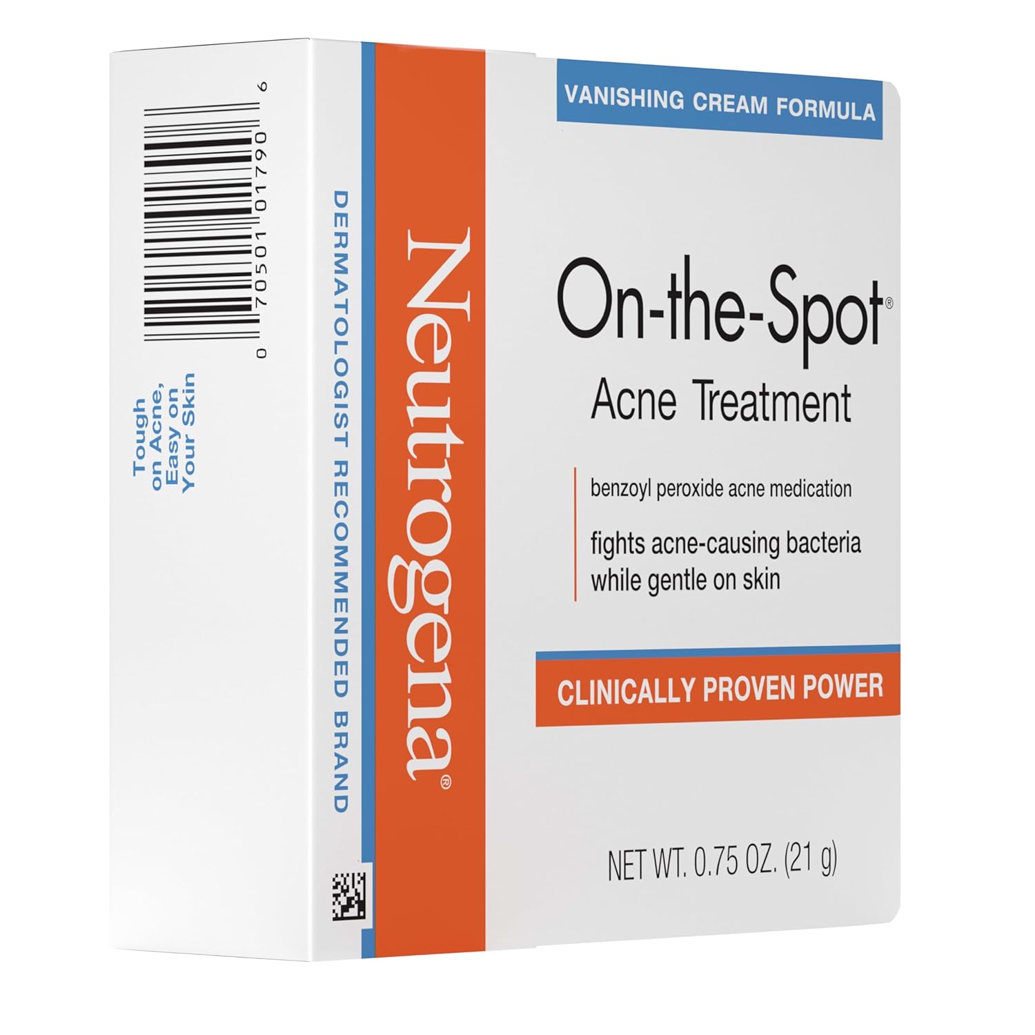 Neutrogena_On-The-Spot_Acne_Spot_Treatment_Cream_with_2.5%_Benzoyl_Peroxide,_Gentle_Face_Blemish_Medicine_for_Acne-Prone_Skin,_Vanishing_Formula,_Clinically_Proven_Day-1_Results,_0.75-Ounce_Tube
