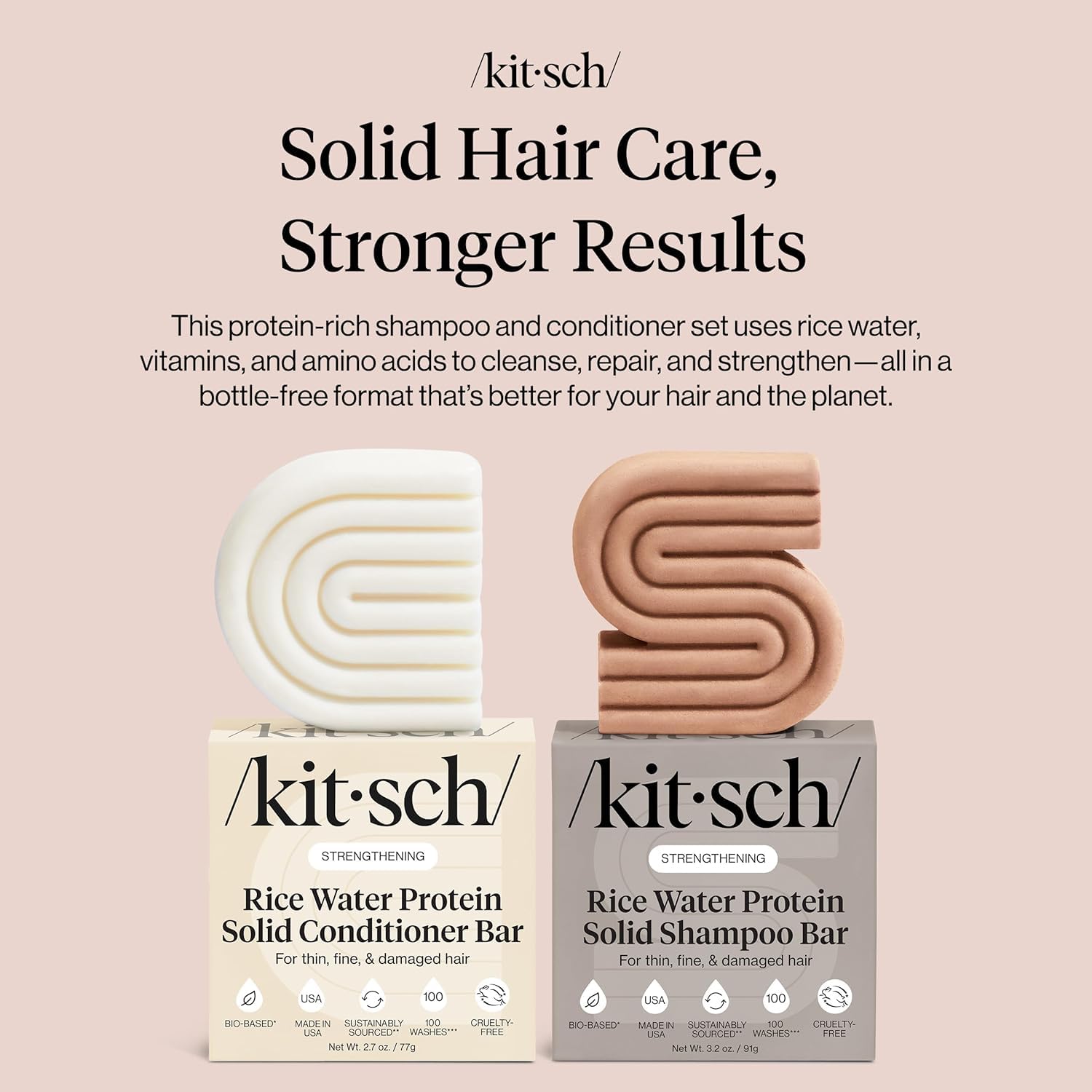 Kitsch_Rice_Water_Shampoo_&_Conditioner_Set_–_Solid_Shampoo_&_Conditioner_Bar_with_Protein_for_Hair_Growth,_Strengthening_Hair_&_Damage_Repair_–_Paraben,_Sulfate_&_Silicone_Free_–_2_Pack