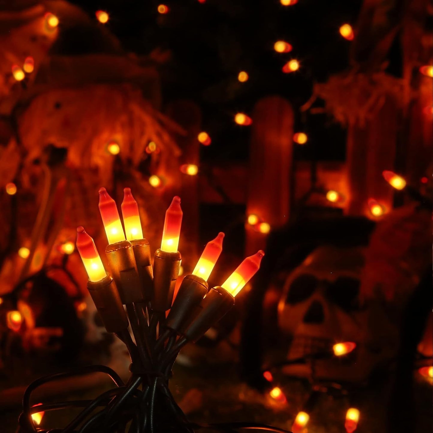 Brizled_Candy_Corn_Halloween_Lights,_100_Count_Orange_&_Yellow_UL_Certified_Incandescent_Mini_String_Lights,_Black_Wire,_Indoor_&_Outdoor_Lighting_Decoration