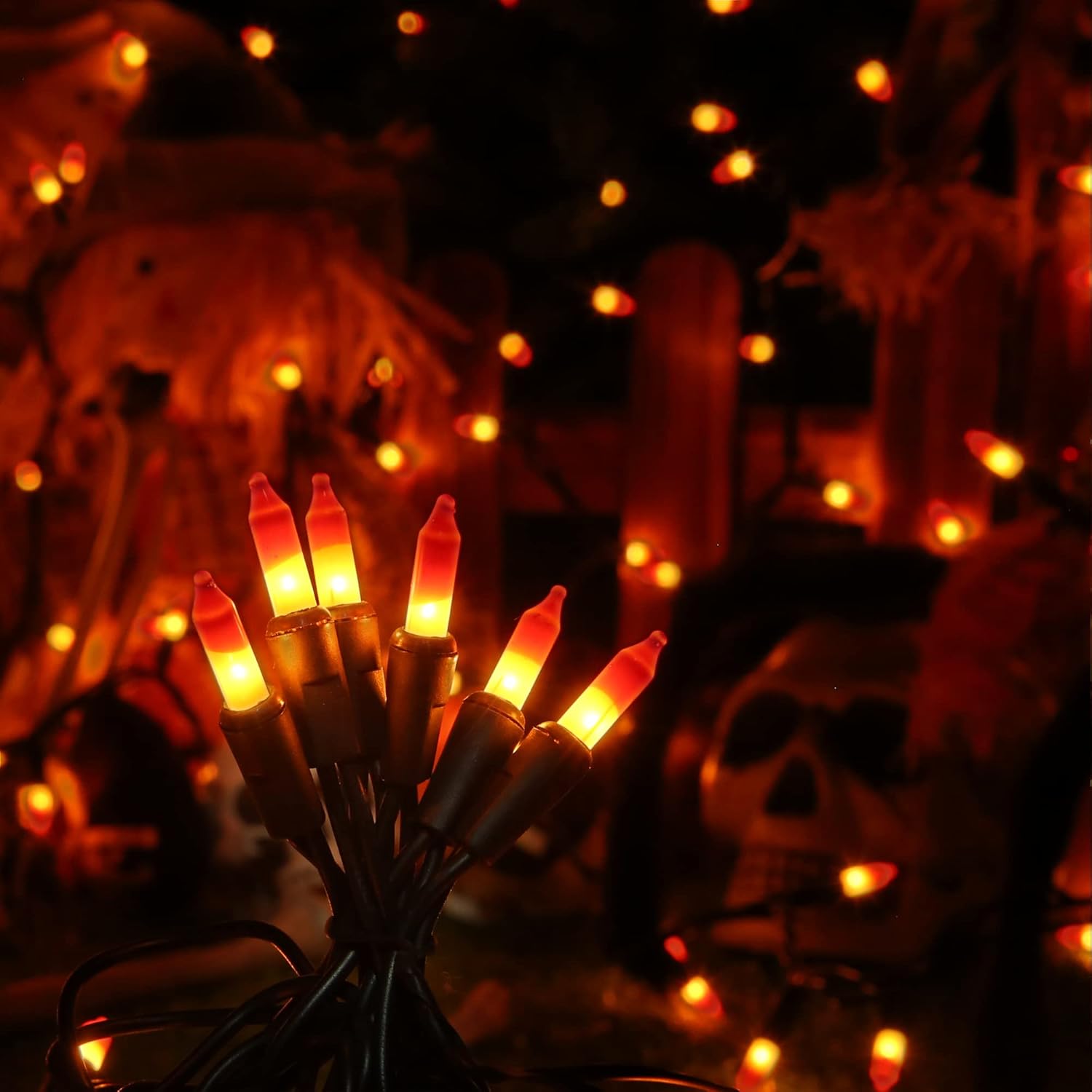 Brizled_Candy_Corn_Halloween_Lights,_100_Count_Orange_&_Yellow_UL_Certified_Incandescent_Mini_String_Lights,_Black_Wire,_Indoor_&_Outdoor_Lighting_Decoration