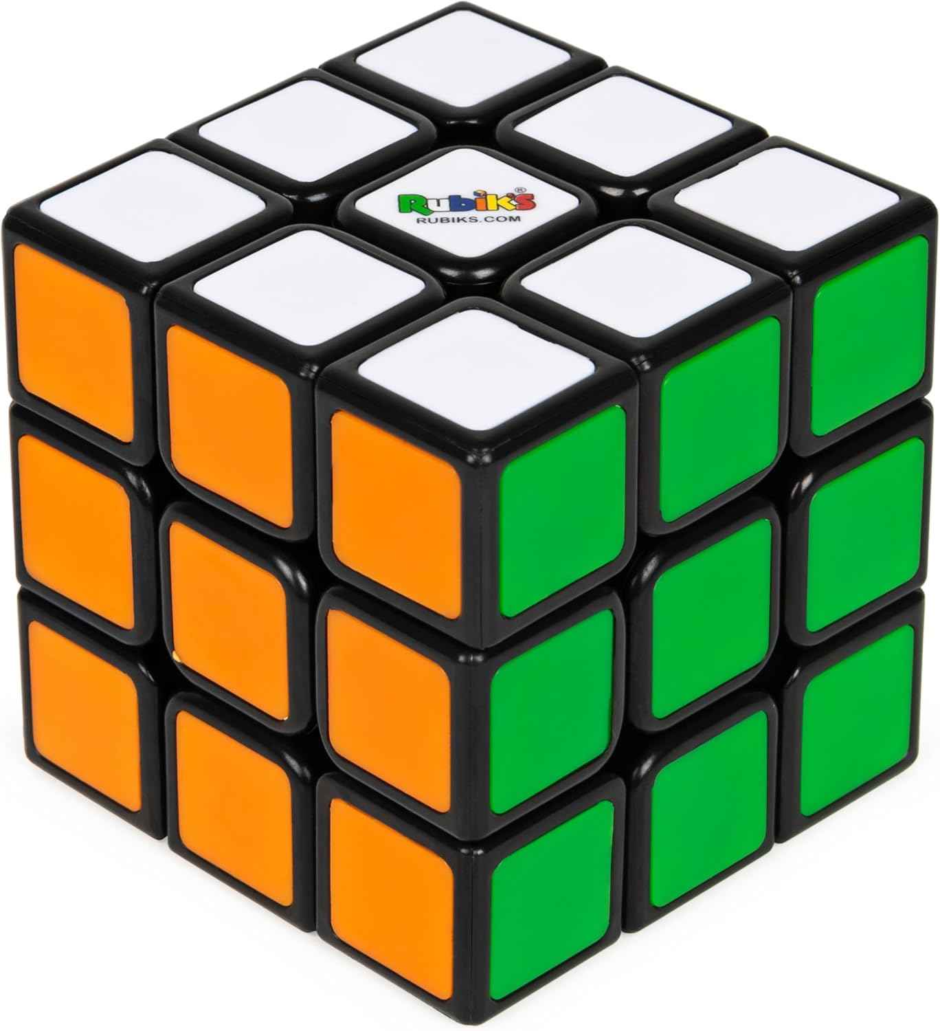 Rubik's Cube, The Original 3x3 Cube, Problem-Solving Brain Teaser, Color-Matching Puzzle, Fidget Toy, Sensory Puzzle, Easter Basket Stuffer, for Ages 8 & Up