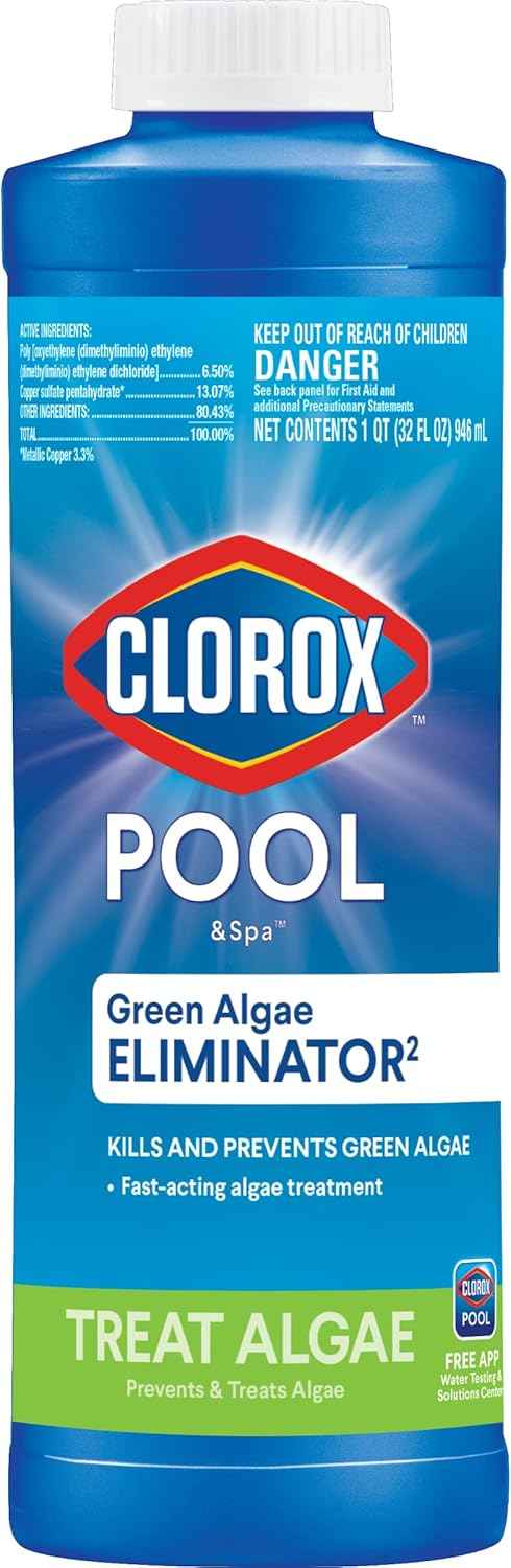 Clorox® Pool&Spa™ Swimming Pool Algaecide, Prevents and Treats Pool Algae, Non-Foaming