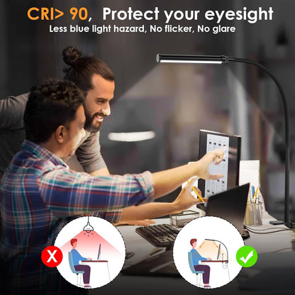 ShineTech_LED_Desk_lamp_with_Clamp,_Eye-Caring_Clip_Lights_for_Home_Office,_3_Colors_Full_Brightness,_Flexible_USB_Adapter_Table_Lamp,_Black