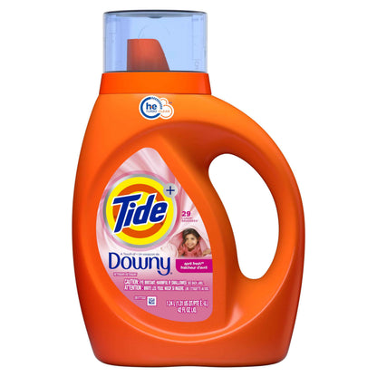 Tide Plus Boost of Ultra Downy Liquid Laundry Detergent, Laundry Detergent Liquid with Long-Lasting Freshness