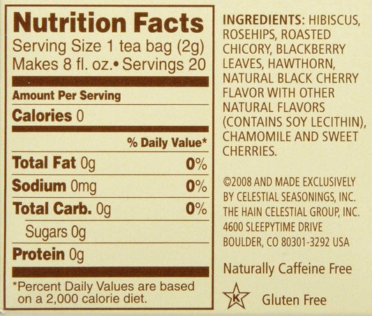 Celestial_Seasonings_Black_Cherry_Berry_Tea_Bags,_20_Count_(Pack_of_2)