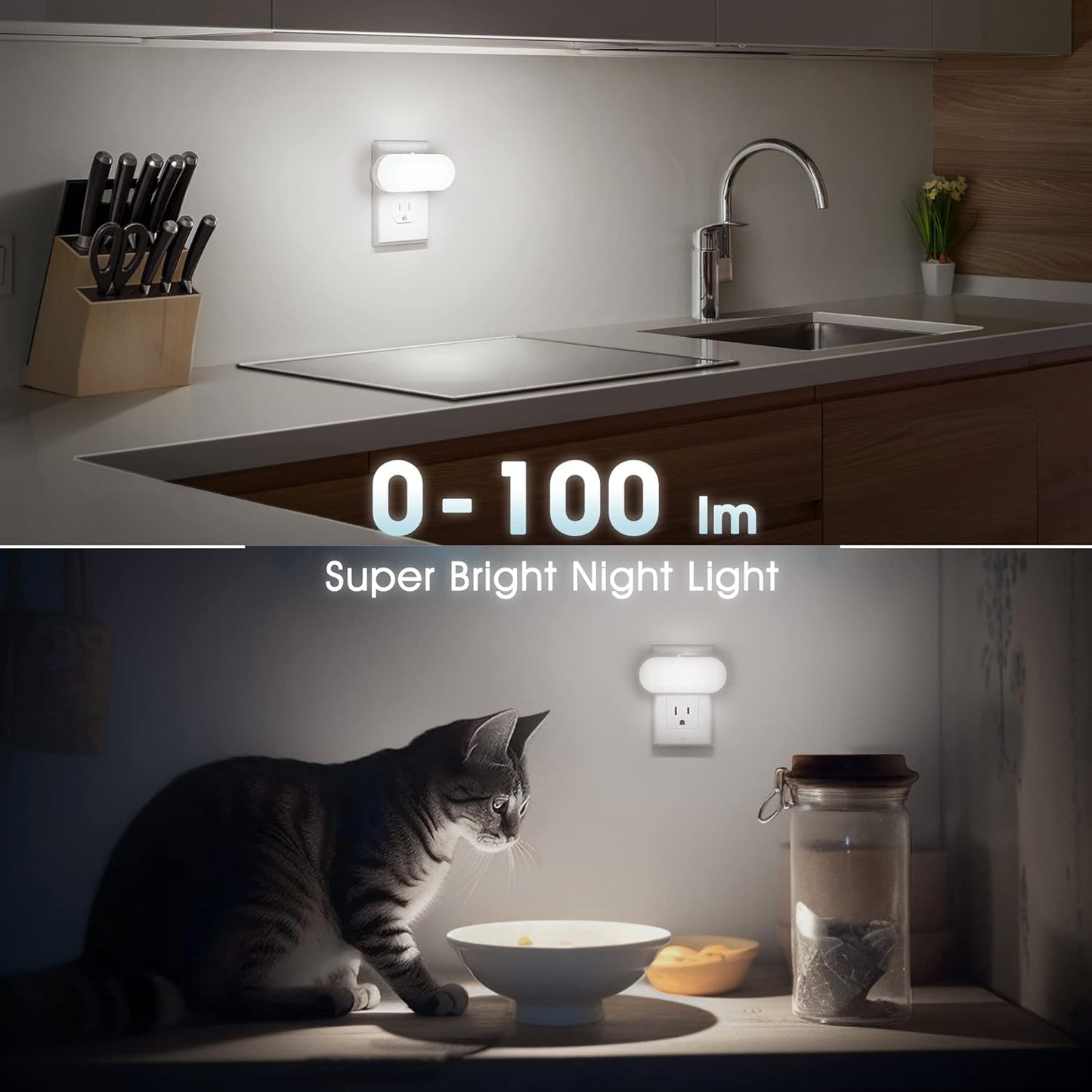 DORESshop_Led_Night_Light,_Plug_into_Wall,_[2/4_Pack]_with_Dusk_to_Dawn_Sensor,_1W_5000K_Dimmable_Night_Light_from_0LM_to_100LM_for_Bathroom_Hallway_Bedroom_Kids_Room_Stairway