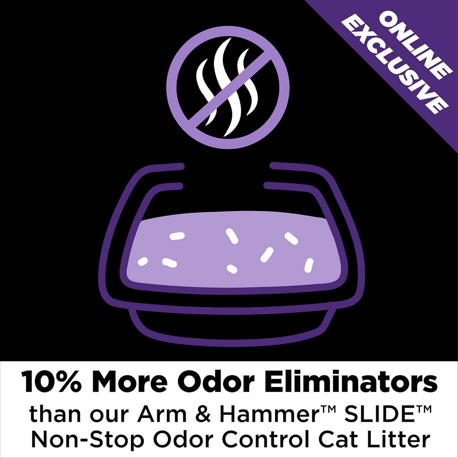 ARM & Hammer Clump & Seal, Easy Clean Technology with No Scrubbing, 14-Day Odor Control