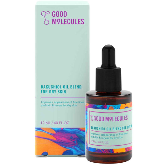 Good Molecules Bakuchiol Oil - Ultra Hydrating Natural Blend with Bakuchiol and Rosehip Oil, Promotes Collagen Production, Moisturizing Face Oil