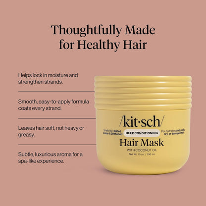 Kitsch_Deep_Conditioning_Hair_Mask_–_Moisturizing_Hair_Mask_for_Damaged_Hair_with_Coconut_Oil_–_Hydrating,_Strengthening_&_Frizz-Reducing_Hair_Care_Treatment_for_Curly,_Coily_&_All_Hair_Types_-_10_oz