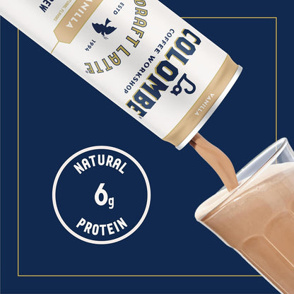 La_Colombe_Vanilla_Draft_Latte_-_9_Fl._Oz._4_Pack_-_100%_Arabica,_Single-Origin,_Brazilian_Cold_Brew_Coffee_with_Lactose-Free_Foamy_Milk,_Premium_Coffee_On_the_Go,_115mg_Natural_Caffeine