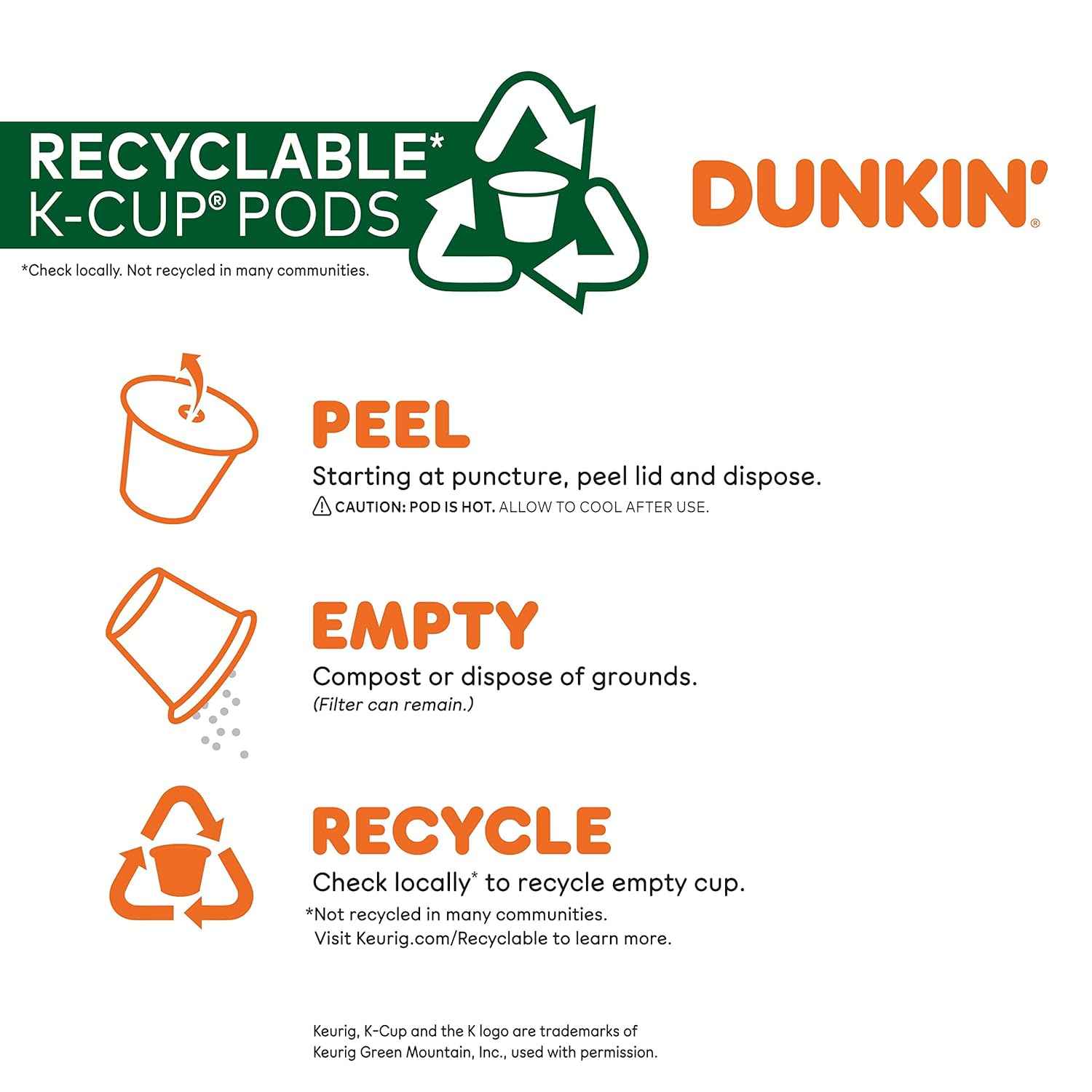 Dunkin' Mixed Flavor Coffee, Keurig K-Cup Pods