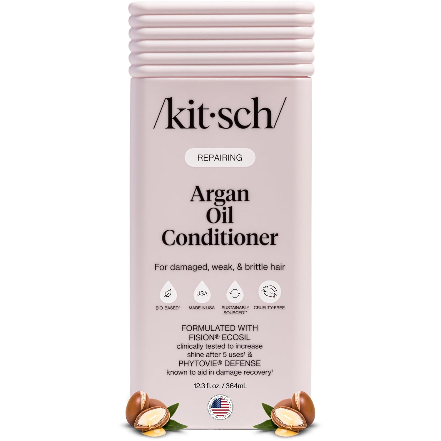 Kitsch_Repairing_Argan_Oil_Liquid_Conditioner_for_Women_&_Men_–_Argan_Oil_for_Hair,_For_Shine,_Smoothness_&_Damage_Recovery,_Hair_Repair_–_Clean,_Color-Safe_Hair_Care_-_Made_in_USA,_12.3_oz