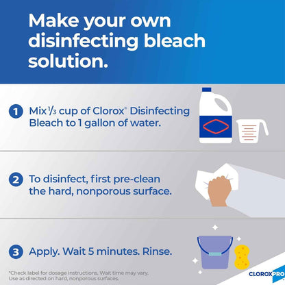 Clorox® Ultra Germicidal Bleach, 121 Oz, Case Of 3