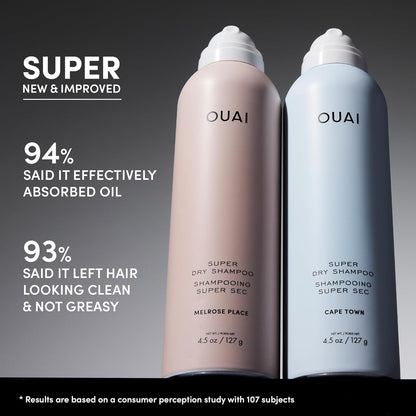 OUAI_Super_Dry_Shampoo_-_Volumizing_Dry_Shampoo_-_Absorbs_Oil,_Dirt_&_Sweat_-_Blends_Seamlessly_into_Hair_with_Zero_Residue_&_Enriched_with_a_Long-Lasting_Scent_-_Melrose_Place_(4.5_oz)