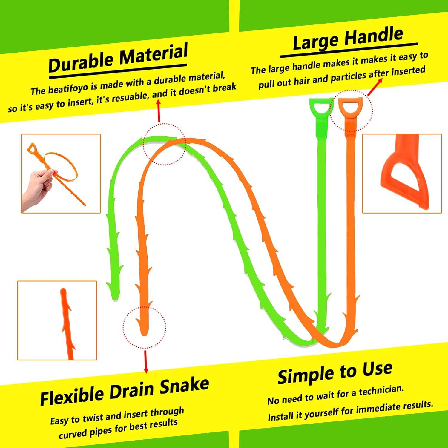 Drain_Snake,_Drain_Clog_Remover,Hair_snake_Tool_Opener,_sink_snake_for_Sewer_Kitchen_Sink_Bathroom_Tub_Toilet_Clogged_Drains_Relief_Cleaning_Tool(1pc_25_Inch_+1pc_20inch)