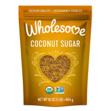 Wholesome Sweeteners 16-Ounce Organic Coconut Sugar - Non GMO, Gluten Free & Vegan Sweetener for Baking, Sauces & Smoothies - 1 Pack - Flavor