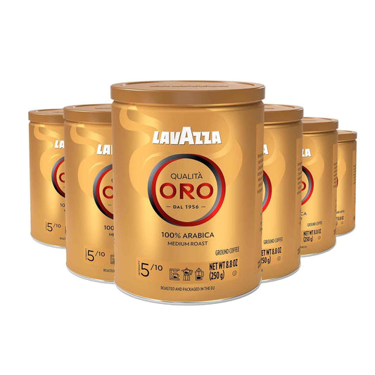 Lavazza Qualità Oro Ground Coffee, Medium Roast, 100% Arabica