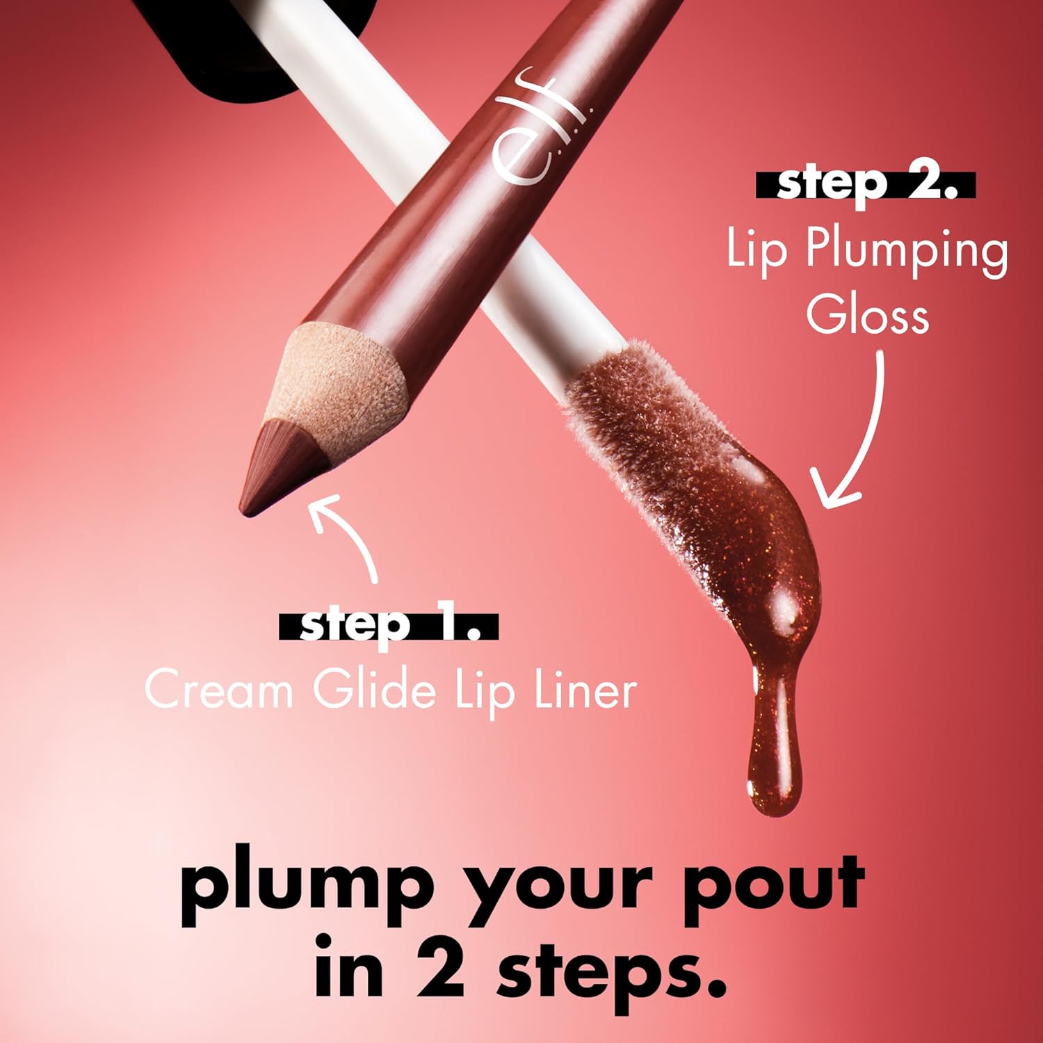 e.l.f._Lip_Plumping_Gloss,_High-Shine_Sheer_Color,_Hydrates_&_Creates_Fuller_Lips_With_Vitamin_E,_Vegan_&_Cruelty-Free,_Sparkling_Rose