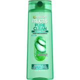 Garnier Fructis Pure Clean Purifying Shampoo, Silicone-Free, 12.5 Fl Oz