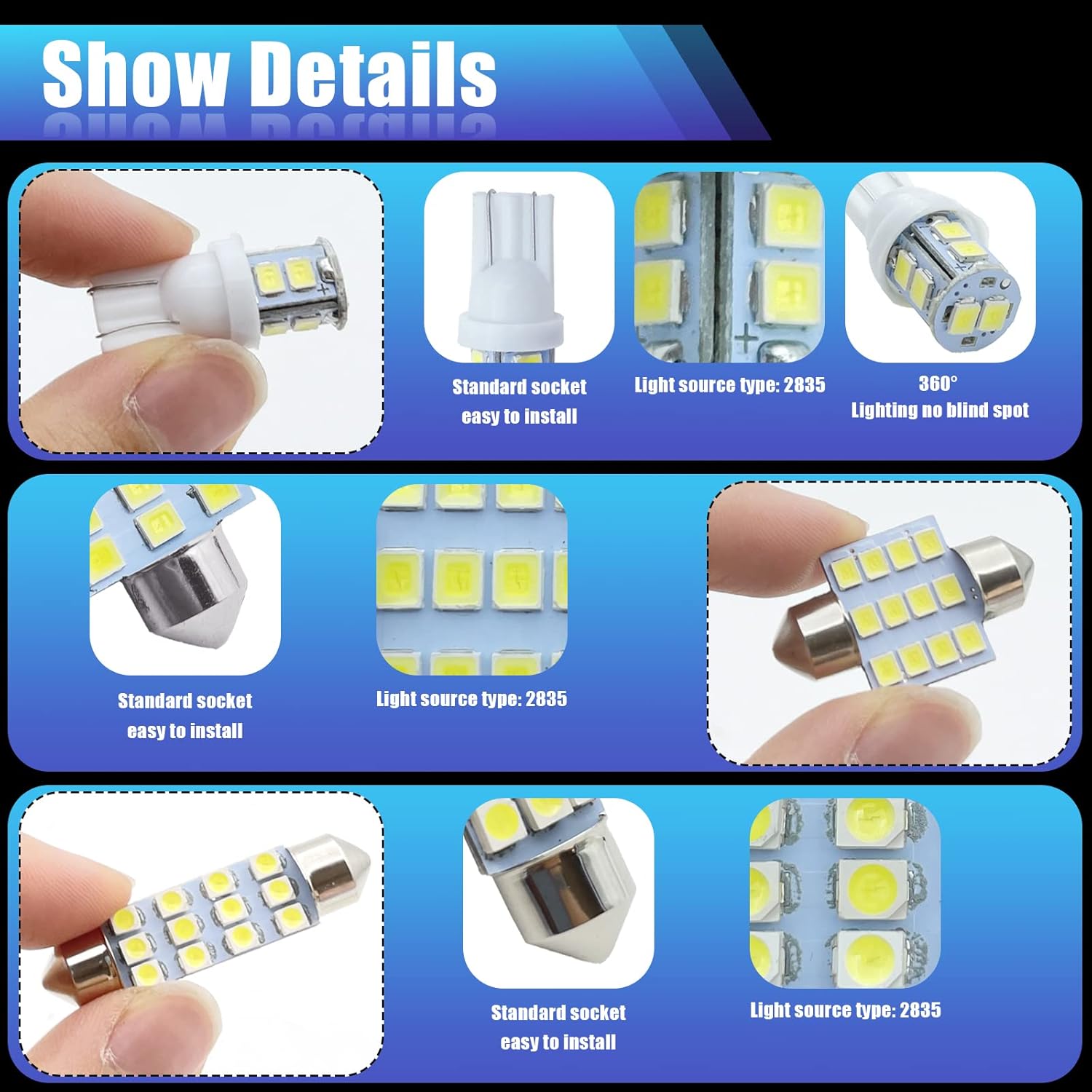 Car_Led_Bulb,_Led_Combination_Set_of_24_Sets,_Used_for_Car_Interior/Indoor_Map_Dome/_Trunk_/_License_Lights,_Etc._(White)