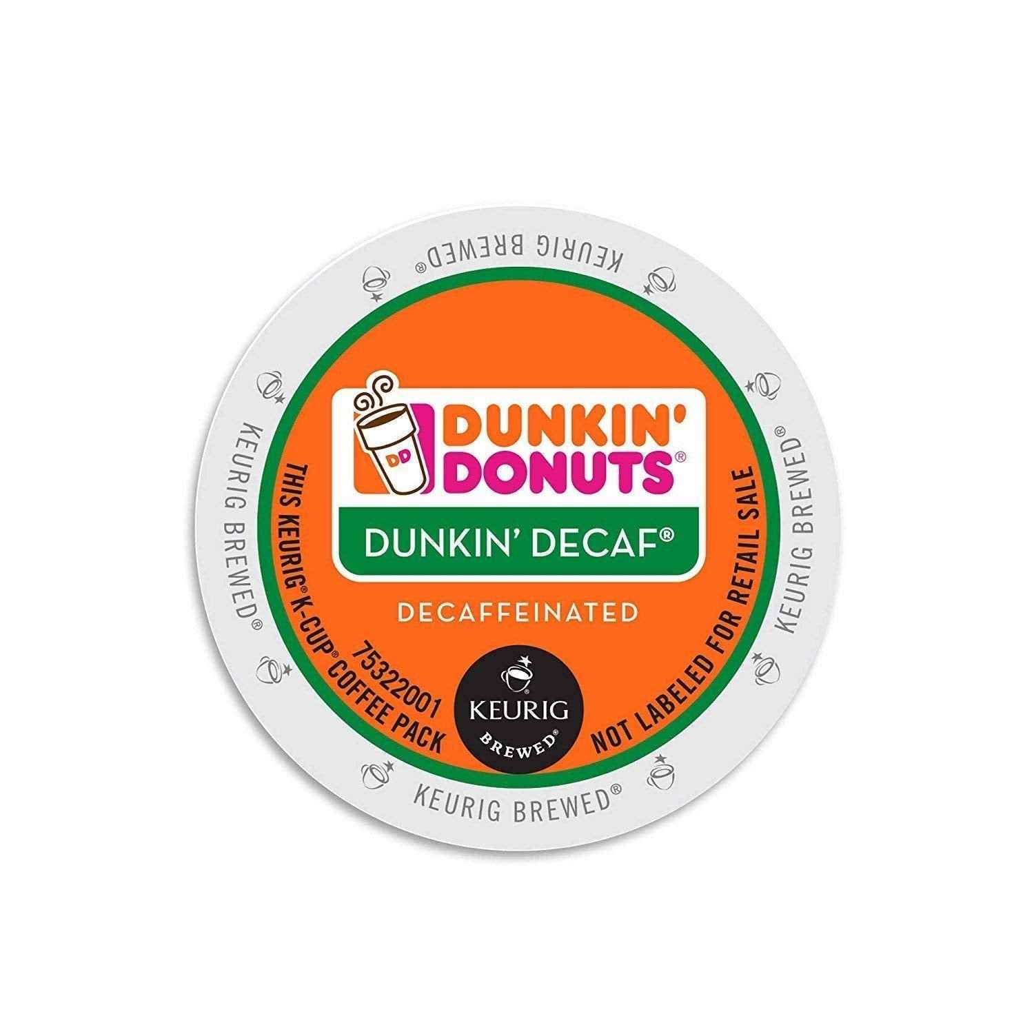 Dunkin' Donuts Decaf Keurig® Single-Serve K-Cup® Pods, Medium Roast