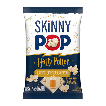 SkinnyPop Flavored Kettle Popcorn, Harry Potter Snacks, Gluten Free, Vegan, Non-GMO, Dairy Free, SkinnyPop, 5.3oz Grocery Sized Bag