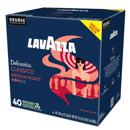 Lavazza Dolcevita, Single-Serve Keurig K-Cup Pods, Medium Roast Coffee