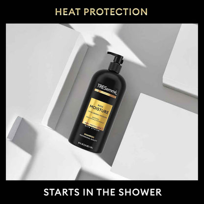 TRESemmé Rich Moisture Hydrating Shampoo with Pump for Dry Hair Formulated With Pro Style Technology 39 Fl Oz