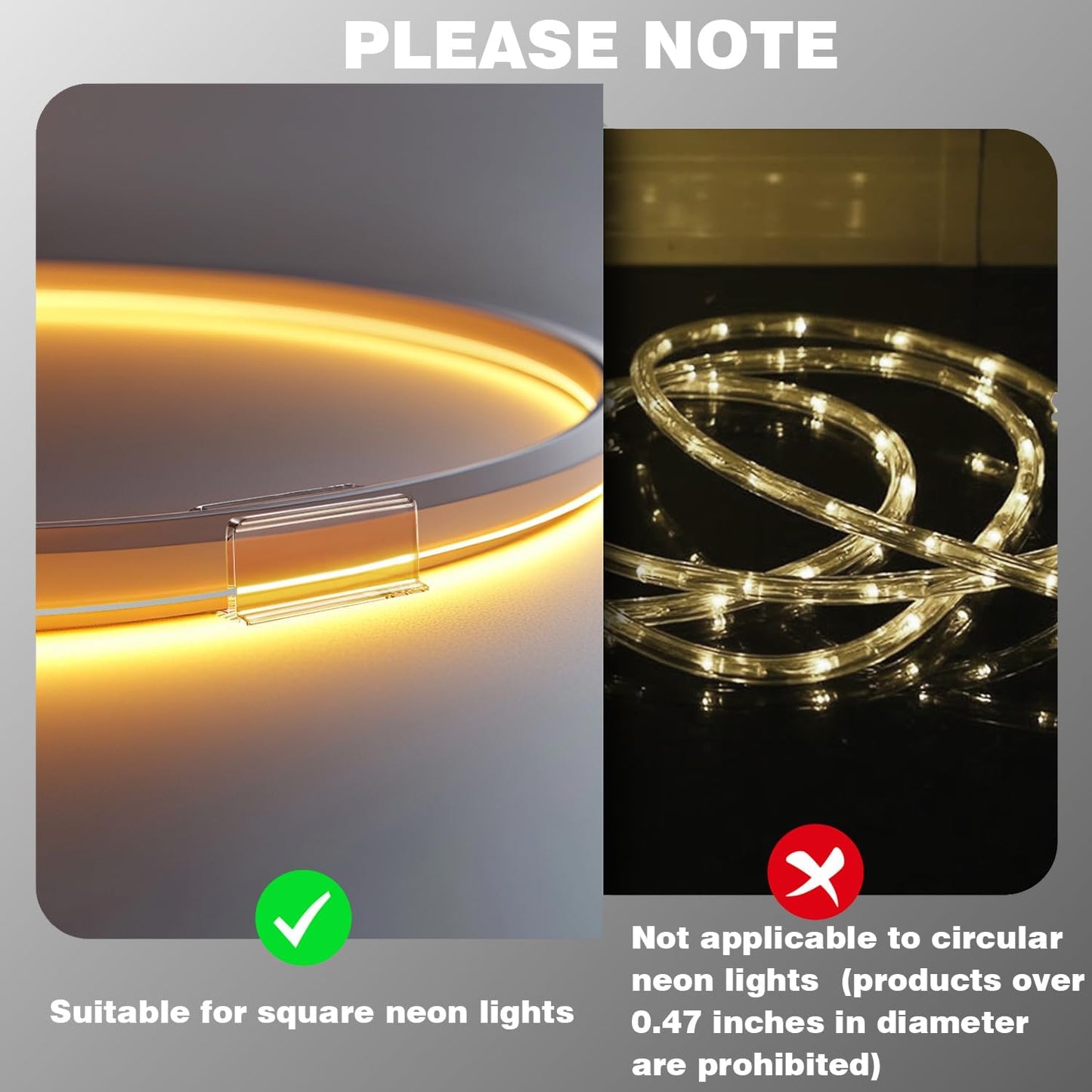 Neon_Rope_Light_Clips_Mounting_-_24/40_Pcs_Clear_Waterproof_LED_Strip_Clip_Brackets_-_Adhesive_Wall_Mount_Holder_for_Govee_and_Other_Neon_LED_Lights_Strips