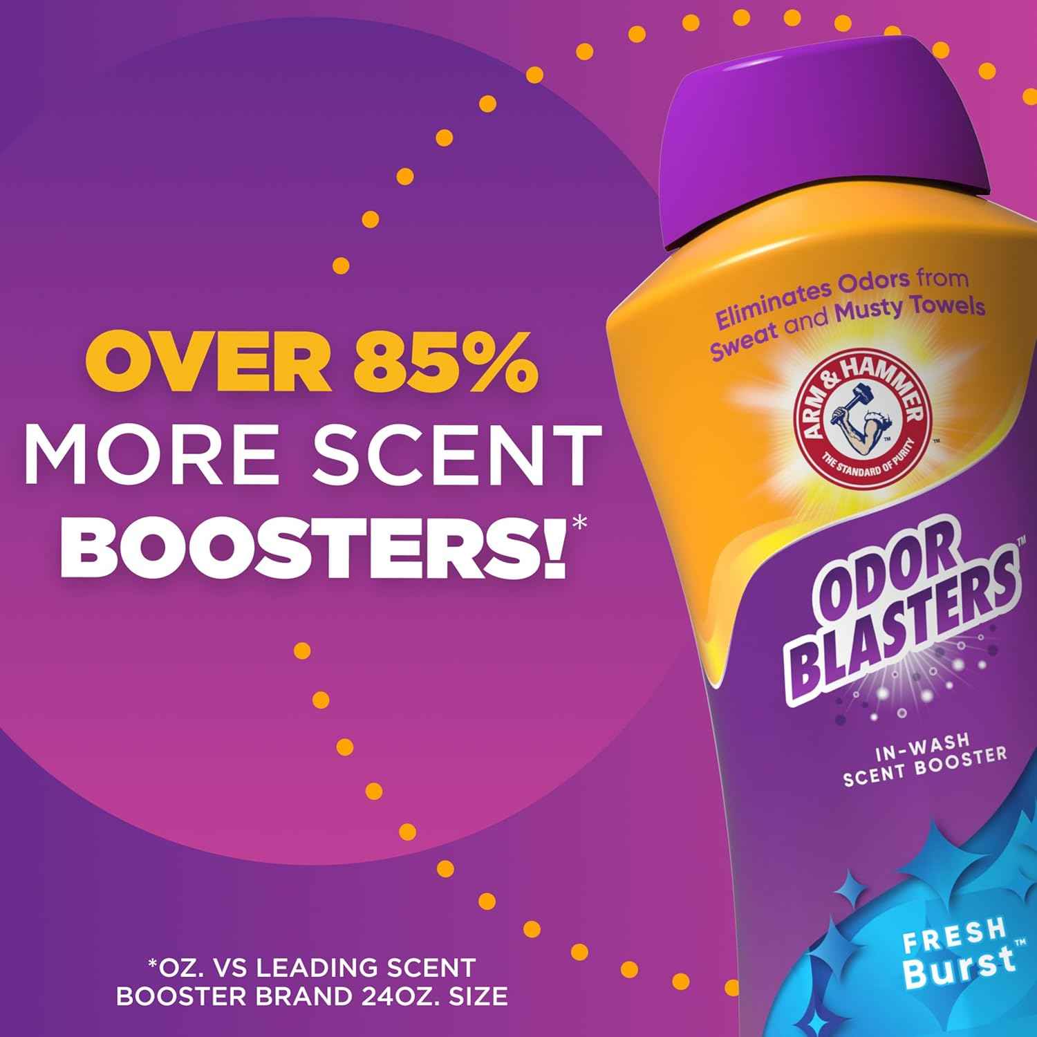 ARM & HAMMER Odor Blasters In-Wash Scent Booster, Laundry Scent Booster Fresh Burst Scent
