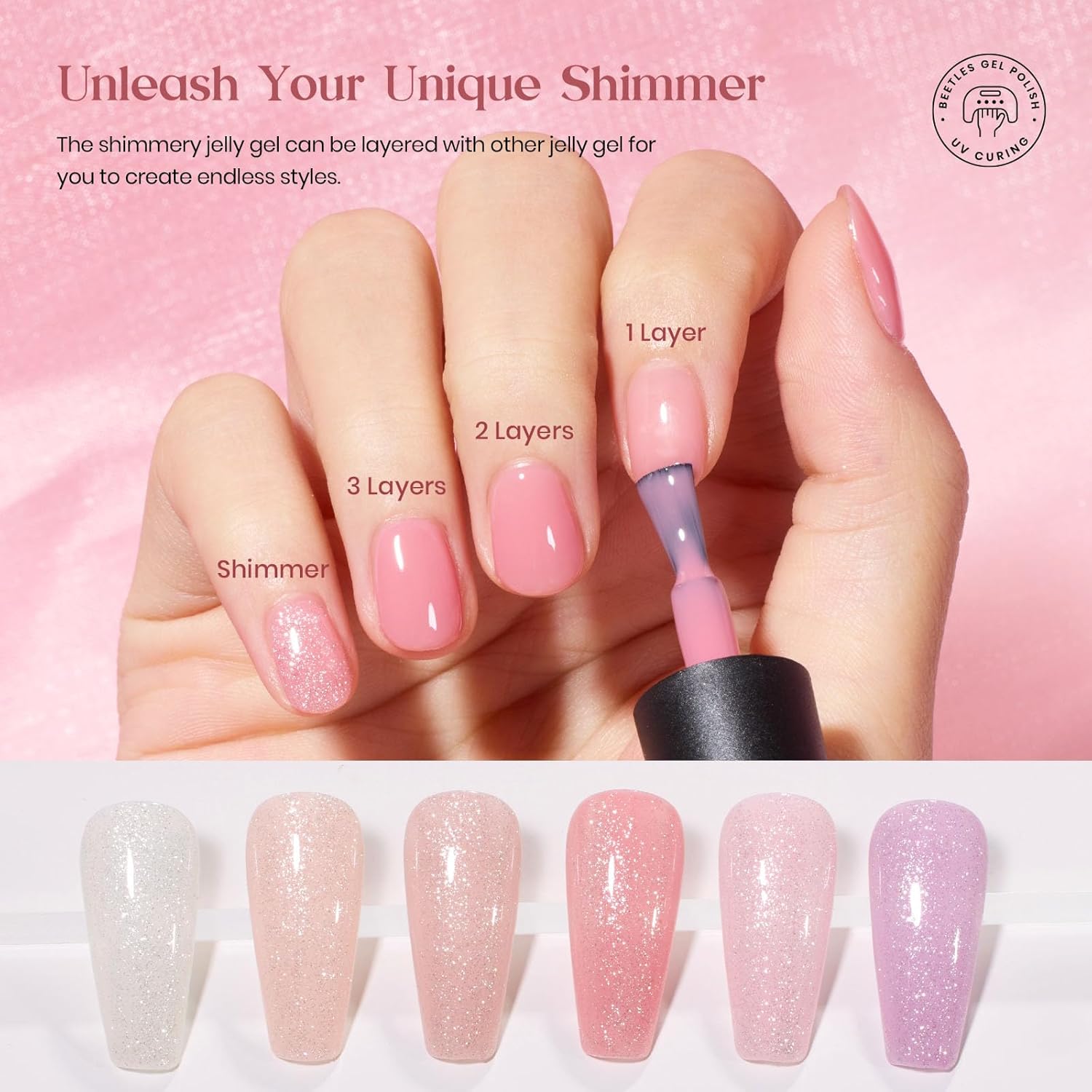 Beetles_Nude_Pink_Gel_Nail_Polish_Set,_Nude_Paradise_Gel_Polish_Kit_25PCS_20_Colors_Jelly_Pink_Sheer_Glitter_White_Soak_Off_UV_Base_Glossy_Matte_Top_Coat_Nail_Charms_Gift_for_Women
