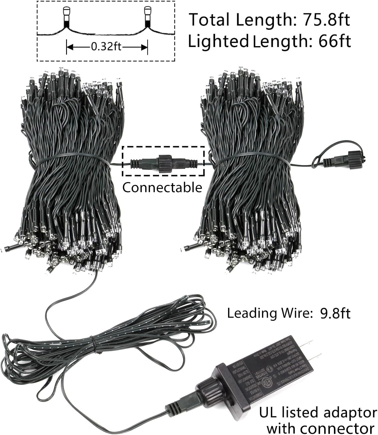 Upgraded_75.8_FT_200_LED_Christmas_String_Lights_Outdoor/Indoor,_Timer_&_Memory_Function_&_8_Modes,_Extendable_Green_Wire_Waterproof_Fairy_String_Lights_for_Xmas_Tree_Holiday_Party_Garden_(Warm_White)