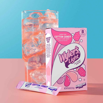 Wyler's Light Singles To Go Powder Packets, Water Drink Mix, 96 Servings, 8 Count x Pack of 12