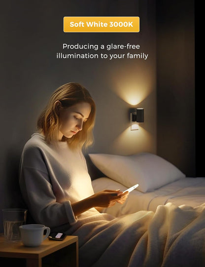 L_LOHAS_LED_Night_Light_Plug_in,_Modern_Night_Lights_Plug_into_Wall,_Dusk_to_Dawn_Sensor,_Soft_White/Daylight_White/Multicolor/Amber/Red/Blue/Purple,_0-100LM_Adjustable_Brightness,_Dimmable_Night_Lights_for_Hallway_Bedroom_Stairway